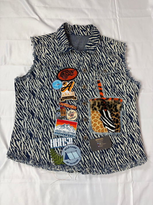 Abasii Wildmark Patchwork Vest