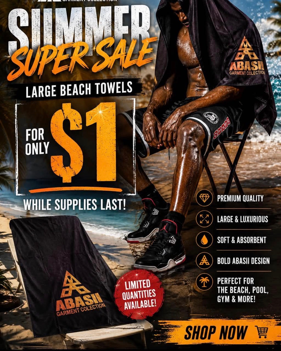 Abasii Beach Towel